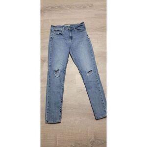 Levi's 721 High Rise‎ Skinny Jeans Distressed Size 30